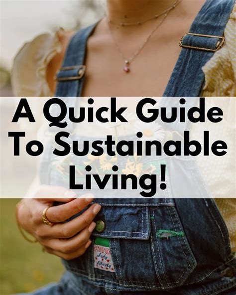 Benefits of sustainable living