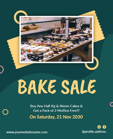 Sweet Treats Bake Sale Flyer