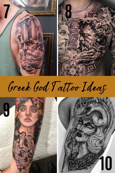 Symbolism of Greek Mythology Tattoos