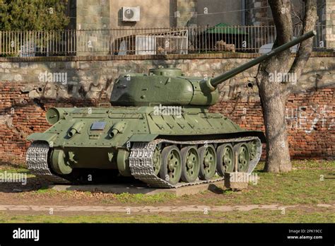 T-34 tank in action during WW2