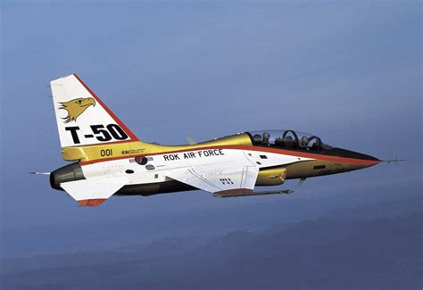 T-50 Jet Fighter in Flight