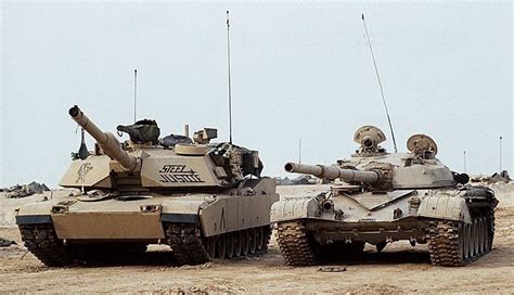 T72 and M1 Abrams comparison