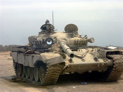 T72 in action during the Iran-Iraq War