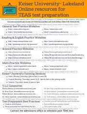 TEAS online resources image