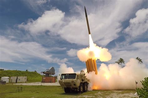 THAAD Interceptor Missile Interception