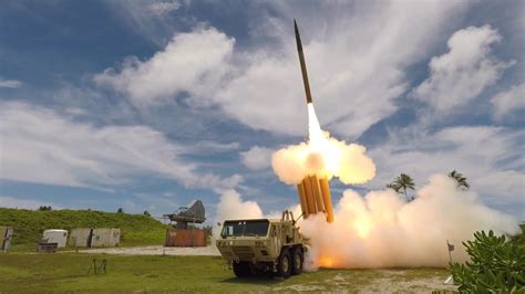 THAAD Launcher Firing