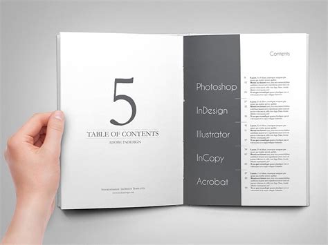 Table of Contents Design Inspiration 5