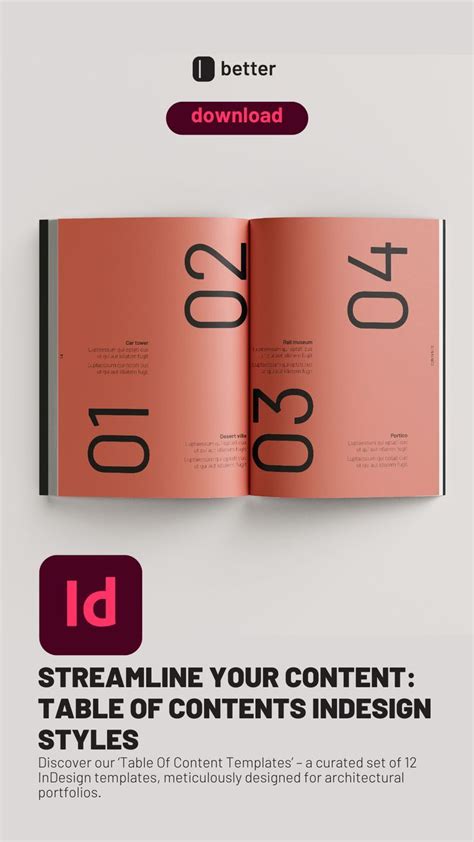 Table of Contents InDesign Conclusion