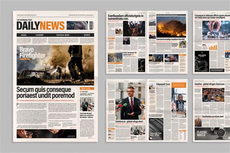 Tabloid Newspaper Template