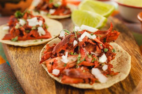 Tacos al pastor, a Mexican street food