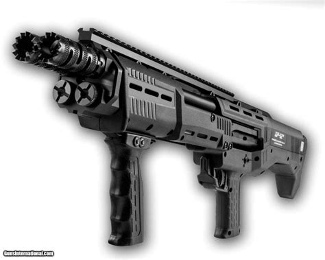 A tactical shotgun with a folding stock