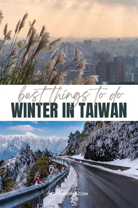 Taiwan January Temperature Attractions