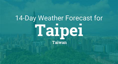 Taiwan Weather Forecast in April