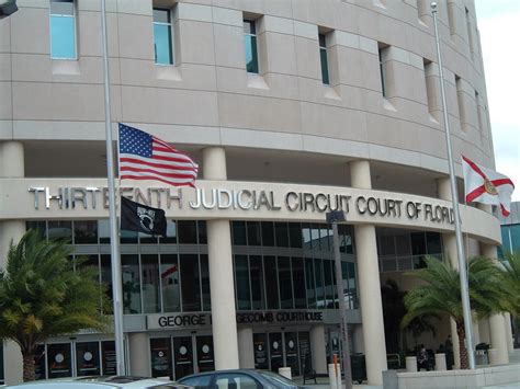 Tampa Courthouse Traffic Scene