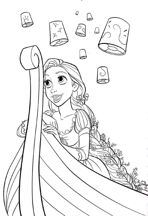 Tangled Coloring Pages