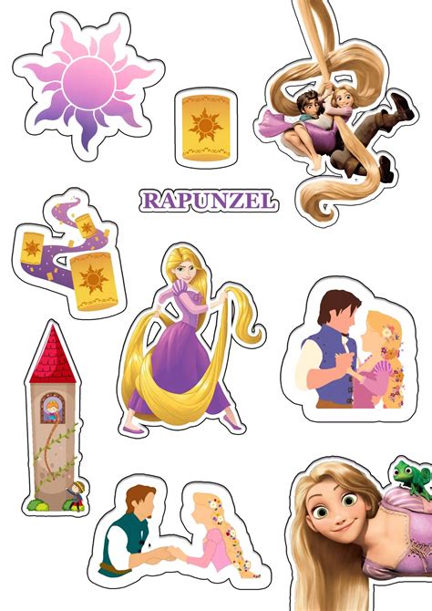 Tangled Printable Stickers