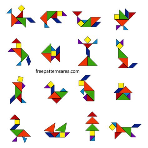 Tangram puzzle ideas