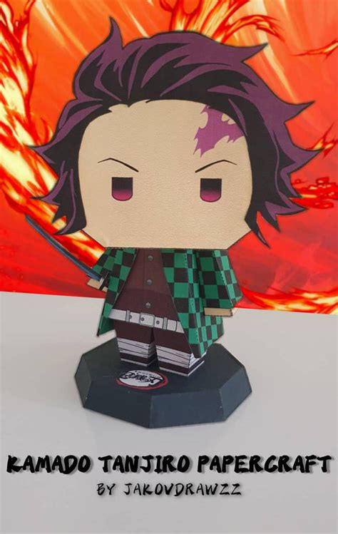 Tanjiro Kamado Papercraft 8