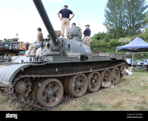 A tank vehicle firing its main gun