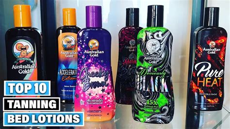 Description of Tanning Bed Lotion 10