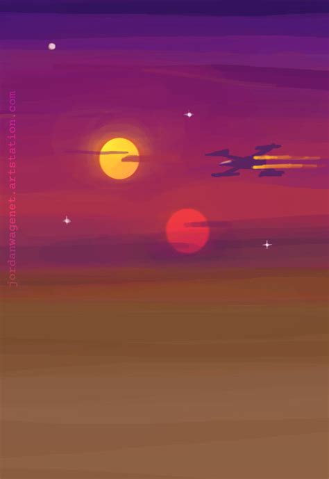 Tatooine Twin Suns Food Label Template