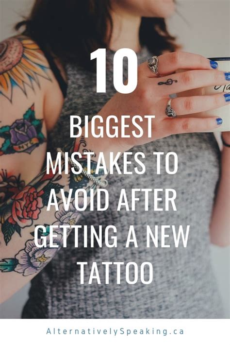 Tattoo Aftercare Mistakes to Avoid