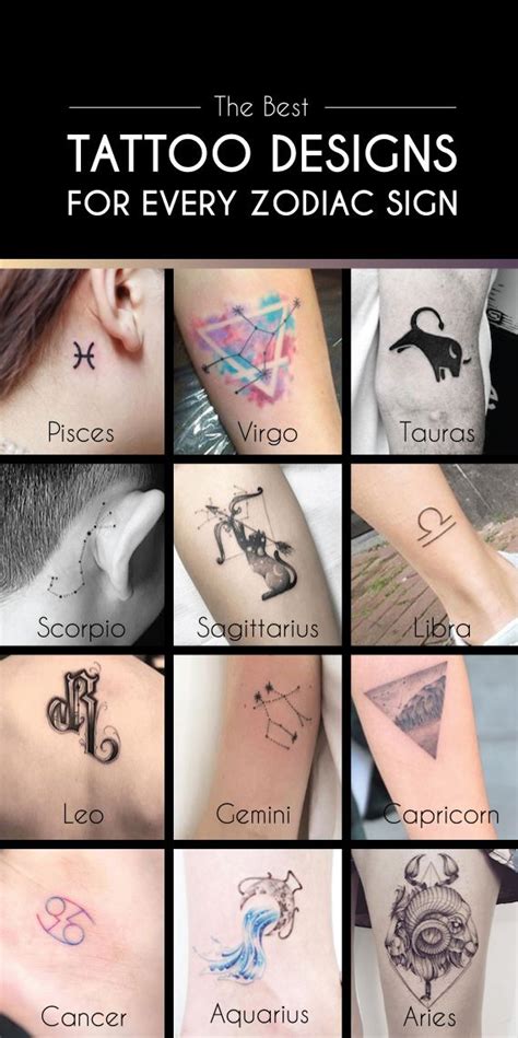 Tattoo Astrology Signs