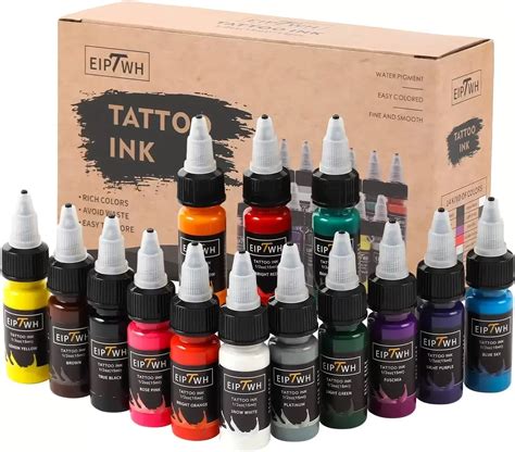 Tattoo ink colors