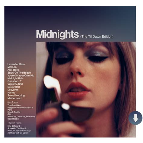 Taylor Swift's Midnights Album Cover