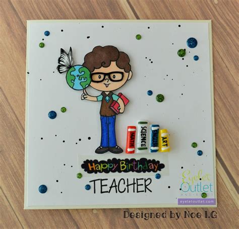 Teacher Birthday Card Designs for Men