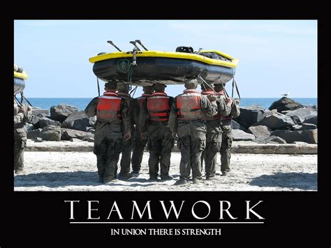 Teamwork in Navy SEALs Image