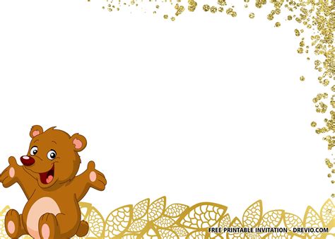 Teddy Bear Invitation Template