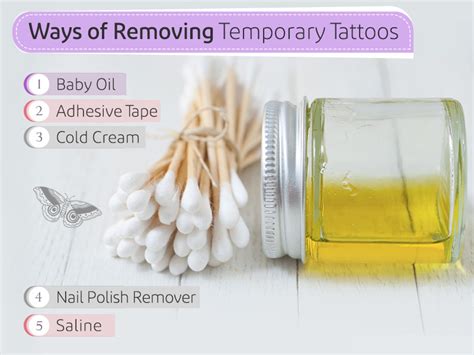 Temporary Tattoo Removal