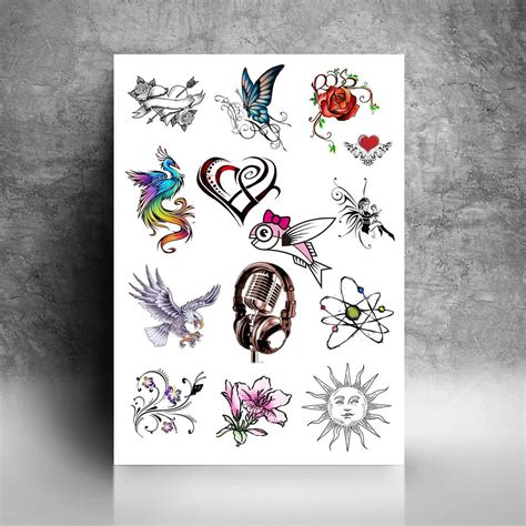 Temporary Tattoo Sheets for Events