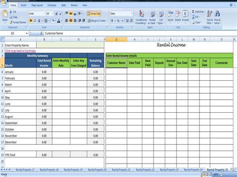 Tenant Payment Record