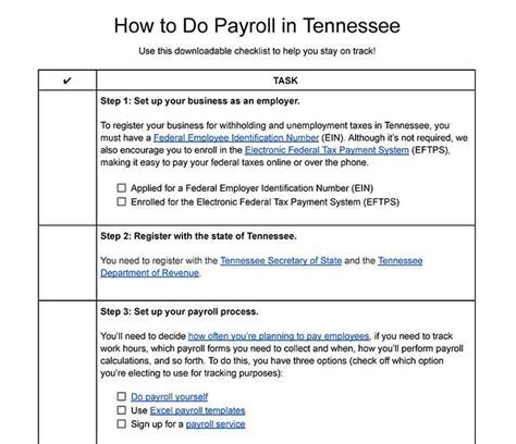 Tennessee Paycheck Calculator Example