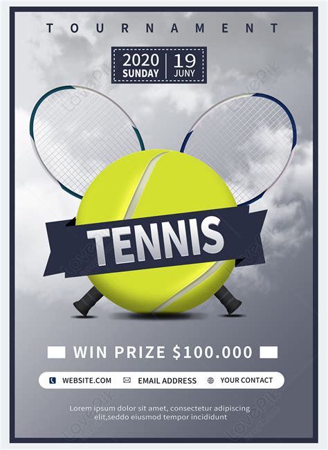 Tennis Flyer Template 2