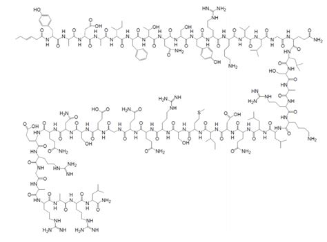 Tesamorelin Peptide Structure