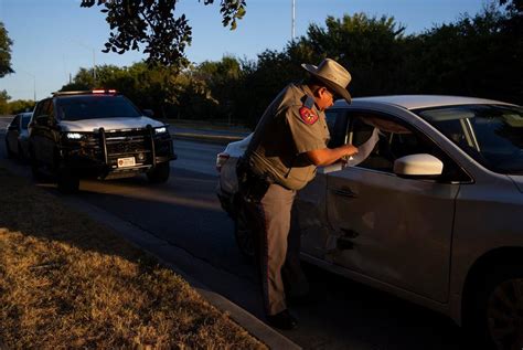 Texas DPS Trooper Making Traffic Stop