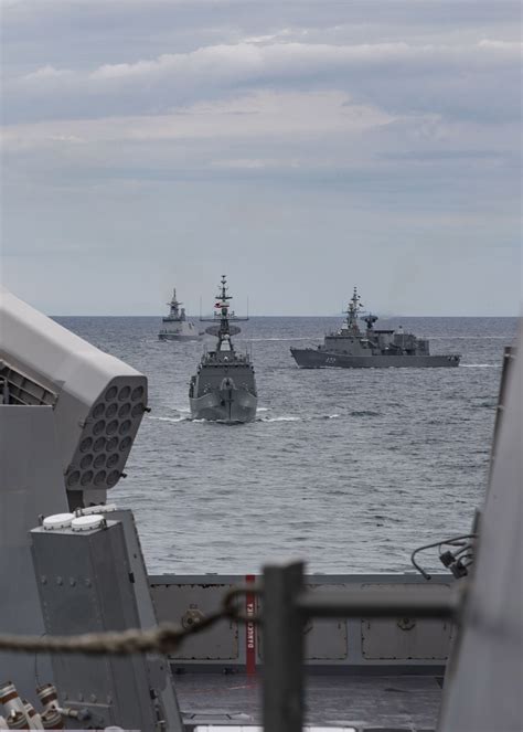 Thai Navy Ships at Sea