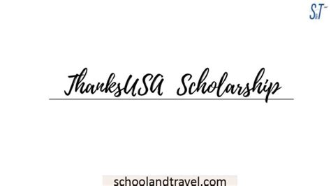 ThanksUSA Scholarship