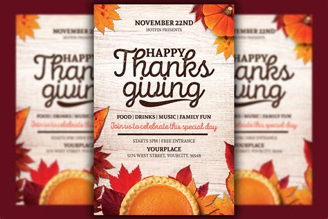 Thanksgiving Flyer Free Template Download