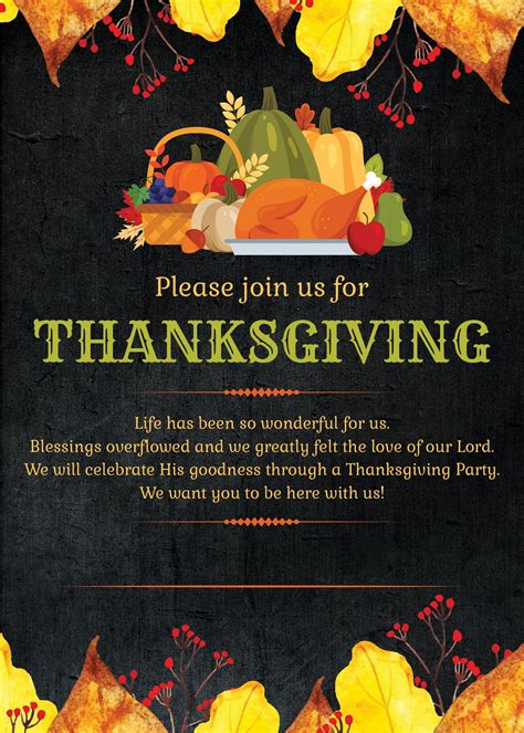 Thanksgiving Invitation