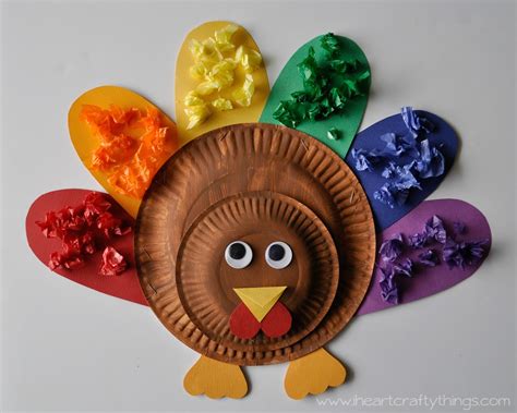 Thanksgiving crafts for kids using turkey template printables