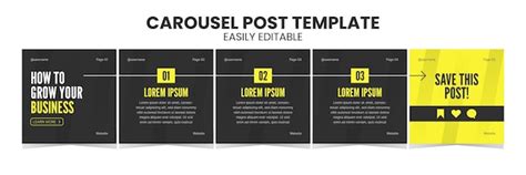 Example of The Benefits of Using LinkedIn Carousel Post Templates