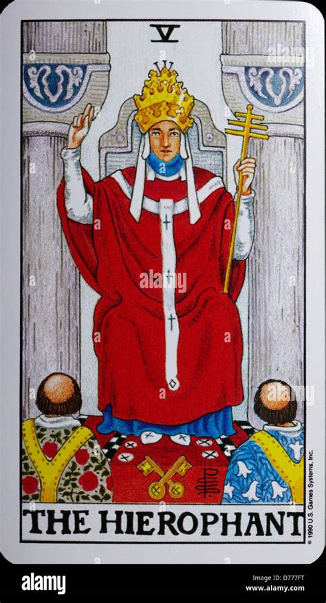 The Hierophant Tarot Card