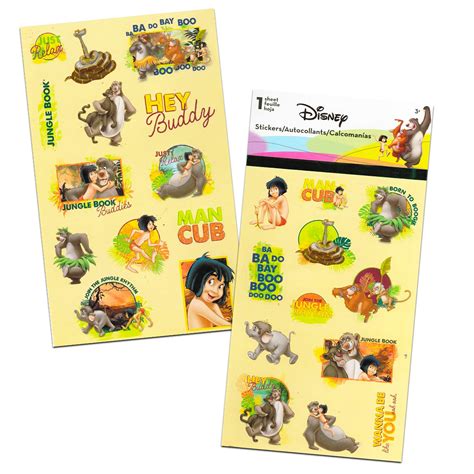 The Jungle Book Disney printable stickers