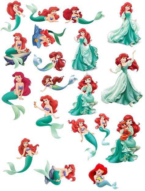 The Little Mermaid Disney printable stickers