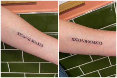 Significance and meaning behind Roman numeral tattoos