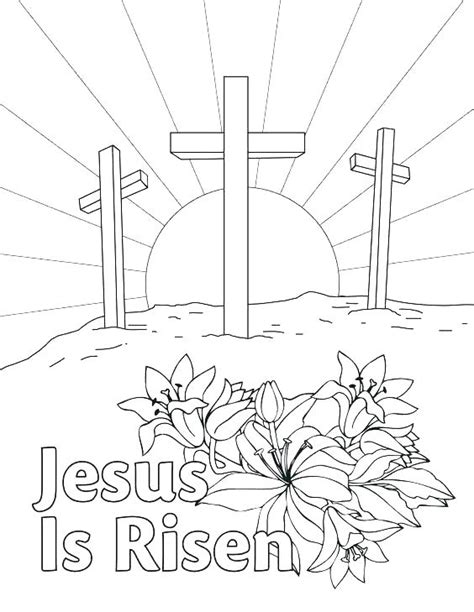 The Resurrection Coloring Page